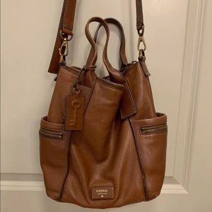 Brown Fossil Tote / Purse *LIKE NEW